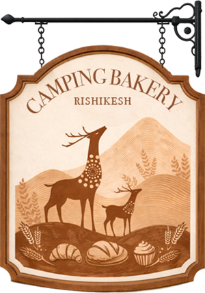 Camping Bakery Sign