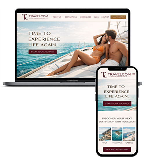 Travel Company Website Design