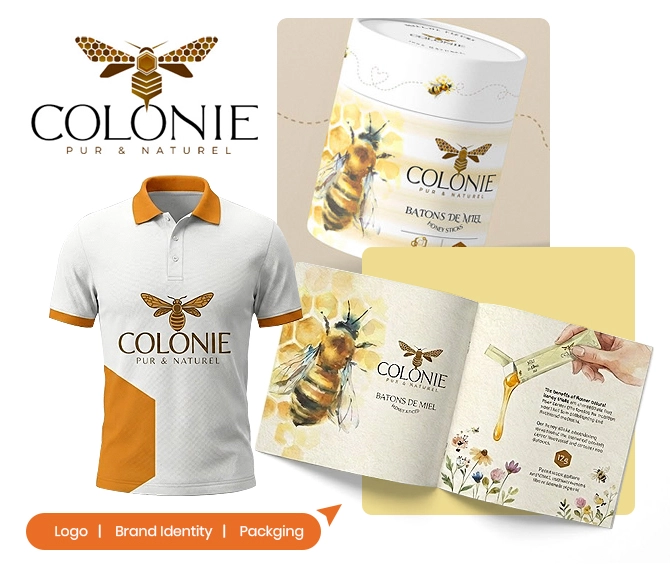 honey graphic design