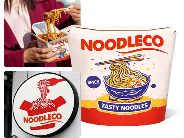 NoodleCo noodles packaging design by leading packaging design agency