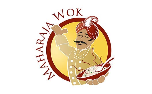 maharaja restaurant logo art