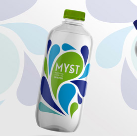 myst water packaging