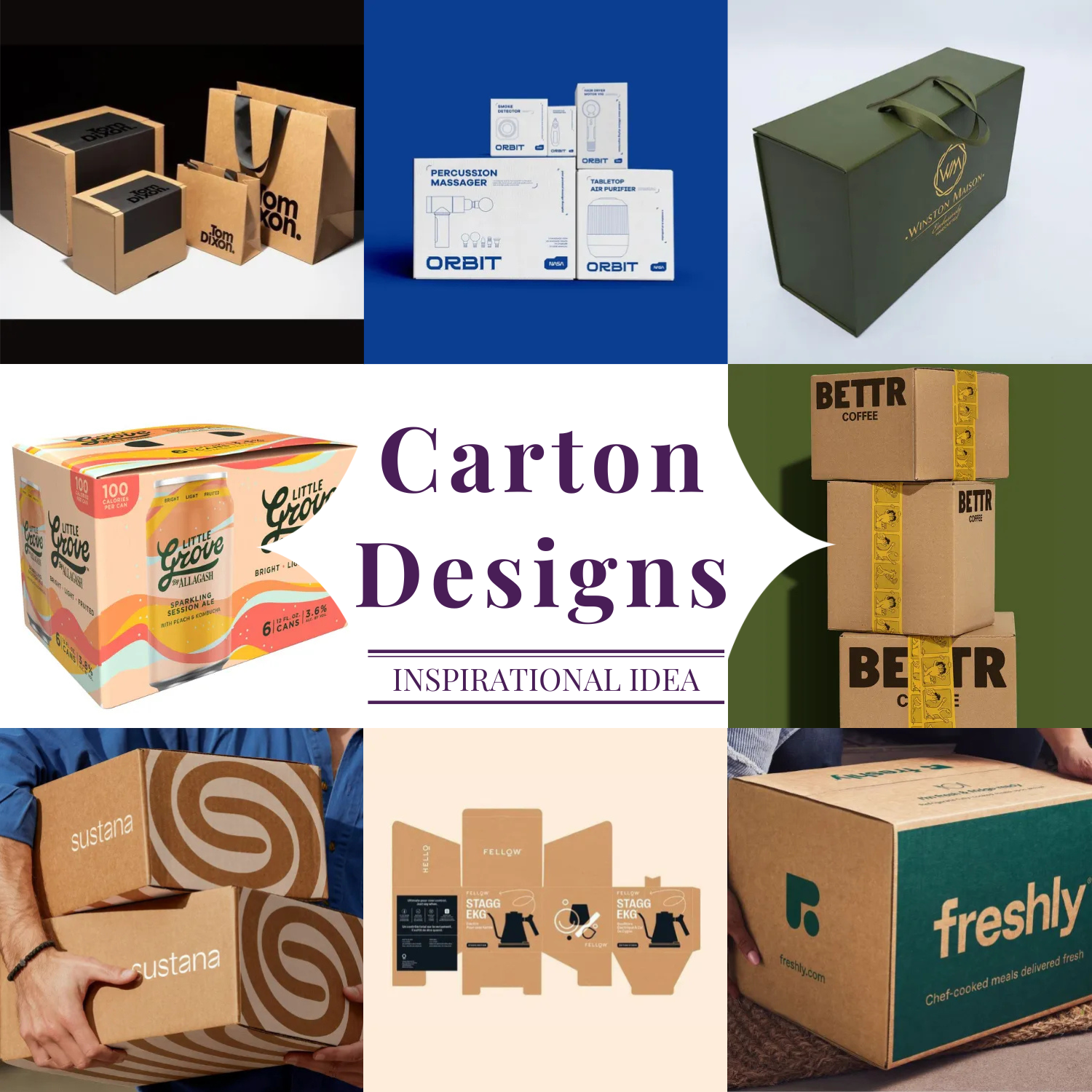 909+ Best Carton Design Ideas that Inspire Your Packaging