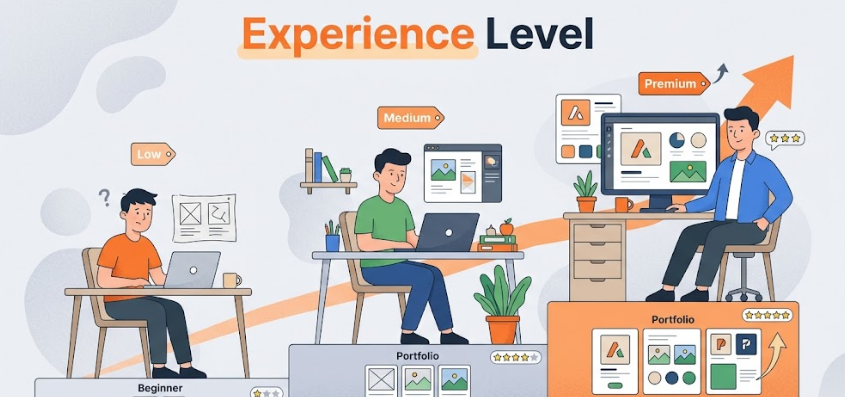 Experience wise graphic design pricing