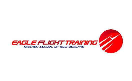 Flight training academy logo design