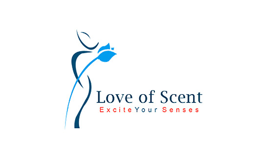 Love scent perfume logo design