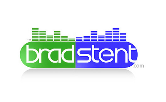 Sound wave music company logo